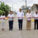 Merino campos y Julio Gutiérrez inauguran obra de pavimentación con concreto hidráulico en la calle Vicente Guerrero de Macuspana