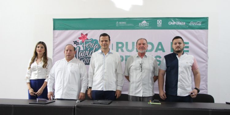 Anuncia Sedec y empresarios Feria Navideña 2023