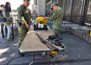Llevan a cabo Campaña de Destrucción de Armas de Fuego de origen y uso ilegítimo