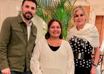 La mexicana Michelle Rabel que se encontraba en la Franja de Gaza llega a Egipto