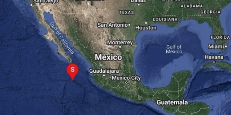 Registran sismo de 5.4 en Baja California Sur