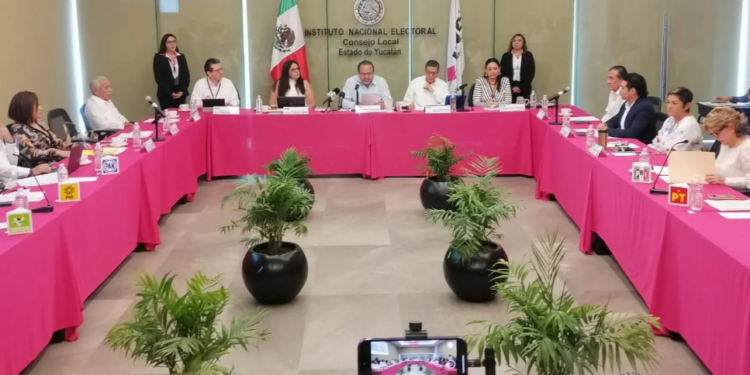 Instala el INE Consejo Estatal para el proceso electoral federal en Yucatán