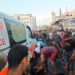 Convoy de ambulancias es bombardeado en Gaza