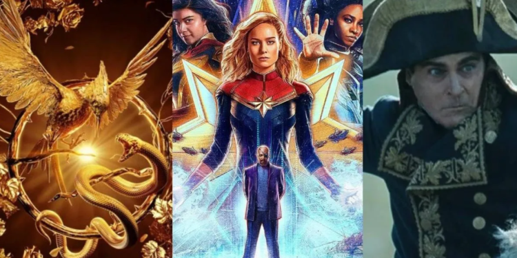 Noviembre es el mes del 2023 con los estrenos de películas más esperados en el cine