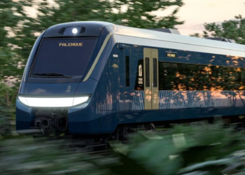 El presidente López Obrador visito Chiapas para supervisar los avances en el Tramo Uno del Tren Maya