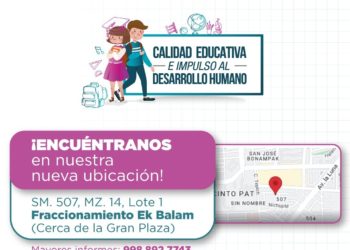 Cambia Ubicación Coordinación municipal de Becas en Cancún