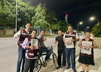 Encabeza el empresario Lenin Amaro con éxito el recorrido Número 100 en el municipio de Solidaridad