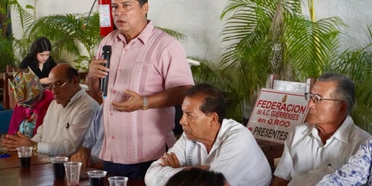 Destapan y manifiestan total respaldo a Lenin Amaro Bentancourt por la federación Guerrerenses Unidos de Quintana Roo