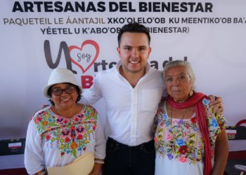 Más de 20 mil paquetes gratuitos para elaboración de hamacas e hipiles se han entregado a las Artesanas del Bienestar: Pablo Bustamante