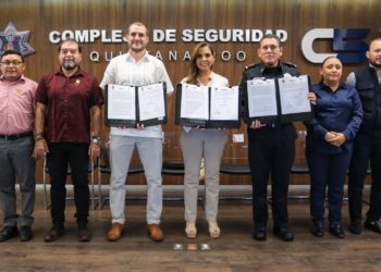 Firman Mara Lezama y Uber convenio para incorporar sistema tecnológico de seguridad en beneficio de los usuarios