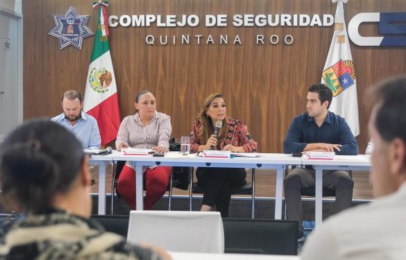 Instala Mara Lezama el Consejo de Seguridad Ciudadana para transformar a los cuerpos de seguridad en Quintana Roo