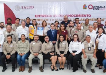 Recibe Mara Lezama el premio “Campeones de la Malaria de las Américas 2023”