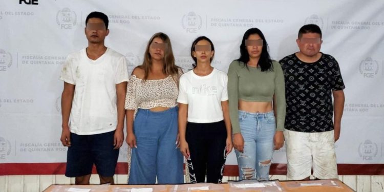 Detienen a cinco personas por robo a casa habitación en Cancún