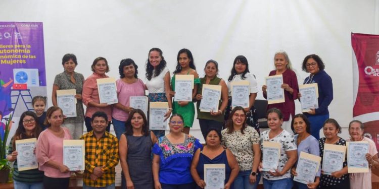 IQM clausura talleres de Oficios No Tradicionales, para la autonomía económica de las mujeres