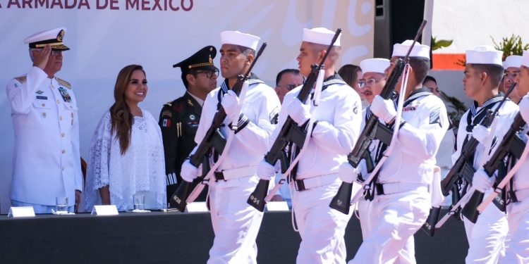 Destaca Mara Lezama humanismo y solidaridad de la Marina Armada de México en Quintana Roo