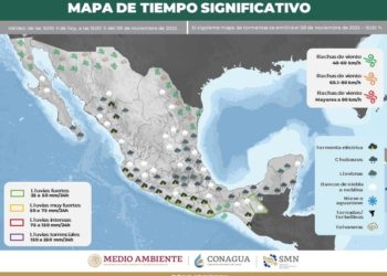 Prevén lluvias aisladas para Quintana Roo