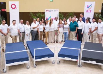 Agradece Mara Lezama donativo de 150 camas hospitalarias y 150 colchones para servicios hospitalarios en Quintana Roo