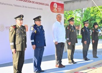 Atestigua Carlos Merino ascenso de personal de 30 Zona Militar