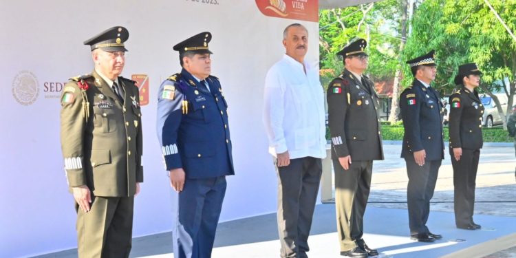 Atestigua Carlos Merino ascenso de personal de 30 Zona Militar