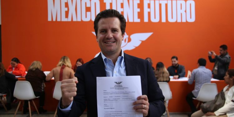 Gerardo Gaudiano busca senaduria, se registra a precandidato por Movimiento Ciudadano
