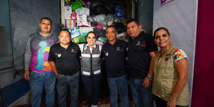 Llega a Guerrero ayuda humanitaria de Quintana Roo