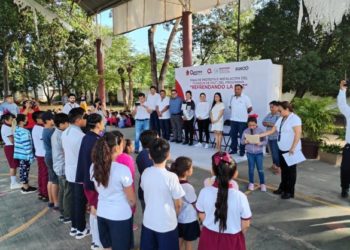 SIPINNA participa en toma de protesta del Consejo de la Paz en la Escuela Primaria “Solidaridad” de Chetumal