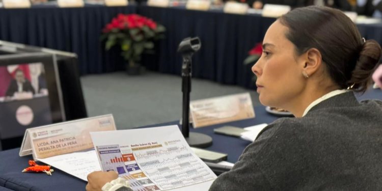 Ana Paty Peralta suma coordinación estrategica con seguridad nacional, para erradicar la Violencia de Género