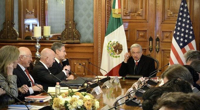 AMLO y Antony Blinken se reunieron para dialogar sobre el flujo migratorio