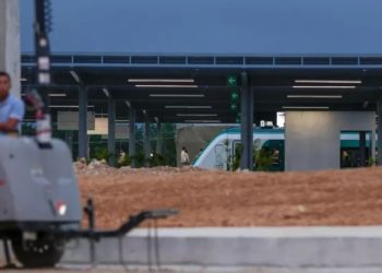 Llega el Tren Maya a la estación de Cancún
