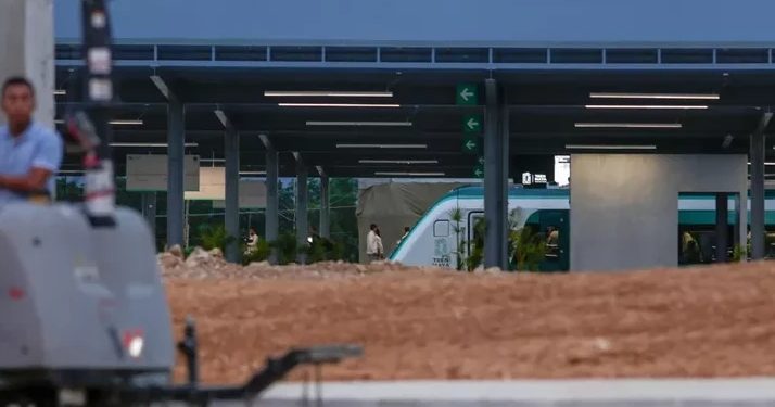 Llega el Tren Maya a la estación de Cancún