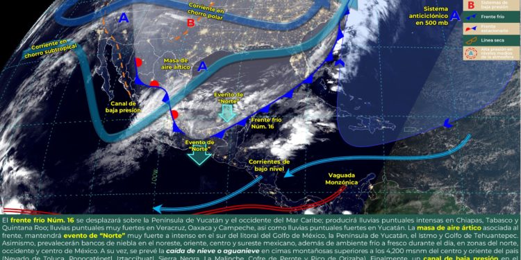 Prevén lluvias puntuales intensas en Quintana Roo