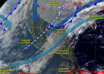 El frente frío número 20 y aire polar provocará bajas temperaturas en todo México