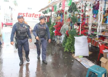 Por época decembrina Seguridad Pública continua recorridos en zona luz