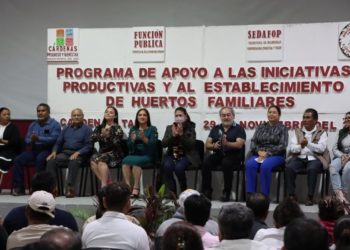 Suma Cárdenas acciones gracias al Programa de Apoyo para las Iniciativas Productivas y al Establecimiento de Huertos Familiares
