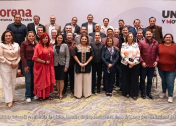 Carlos Merino presente en reunión con Sheinbaum y candidatos a gobernadores
