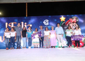 Continúan los eventos del festival navideño en Cunduacán