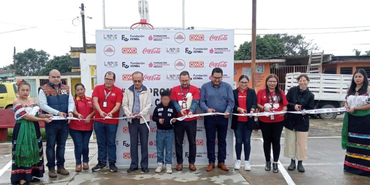 Macuspana, Coca-Cola y Oxxo inauguraron la Obra de Rehabilitación del Parque “El Panal”