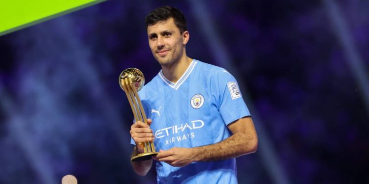 Rodrigo Hernández es nombrado como el mejor jugador del Mundial de Clubes 2023