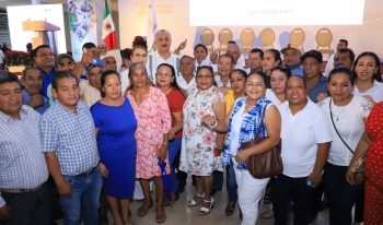 Atestigua Carlos Merino 2º Informe de la alcaldesa de Jalpa de Méndez