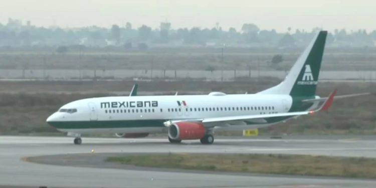 Sale el primer vuelo de Mexicana de Aviación del AIFA a Tulum después de 13 años sin operar