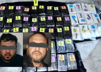 Decomisa la Fiscalía de Nuevo León 49 kilos de cocaína detienen a dos sujetos