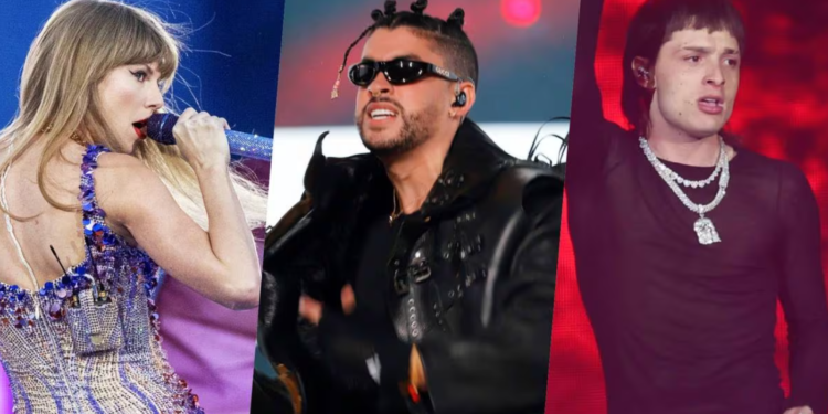 Peso Pluma se convierte en el artista más visto en YouTube superando a Bad Bunny y Taylor Swift este 2023