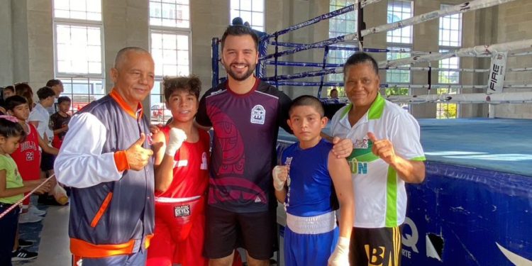 Respalda Eric Arcila la preparación de las y los boxeadores quintanarroenses, rumbo a los Nacionales CONADE 2024