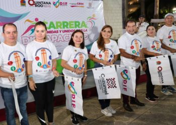 Verónica Lezama y Juanita Alonso dan banderazo de carrera “Unidas y Unidos por la Discapacidad”