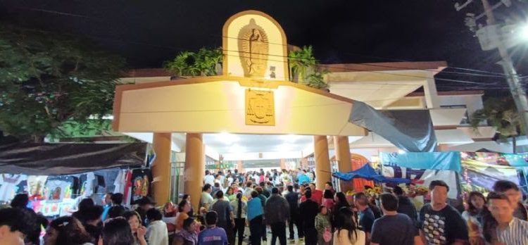 Se desborda el fervor guadalupano en el Santuario de la Virgen de Guadalupe en Cancún