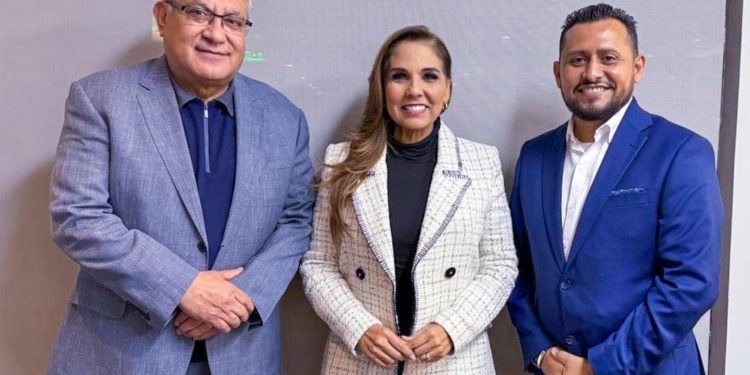 Para fortalecer el impulso a la educación Mara Lezama se reúne con líder del SNTE