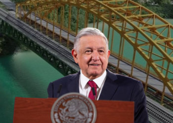 Anuncia Obrador conclusión del puente Boca del Cerro