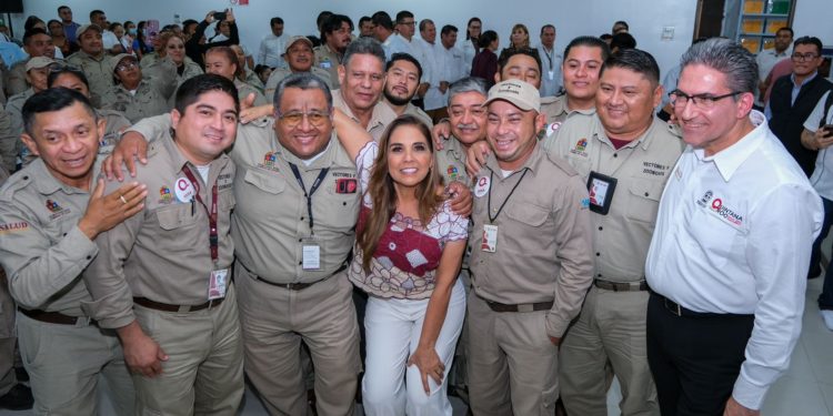 Mara Lezama dignifica labor de trabajadores del sector Salud