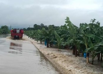 Automovilistas quedan varados en vados de la Villahermosa-Teapa