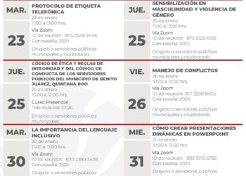 Promueve gobierno de BJ talleres para mejorar desempeño laboral de ciudadanos